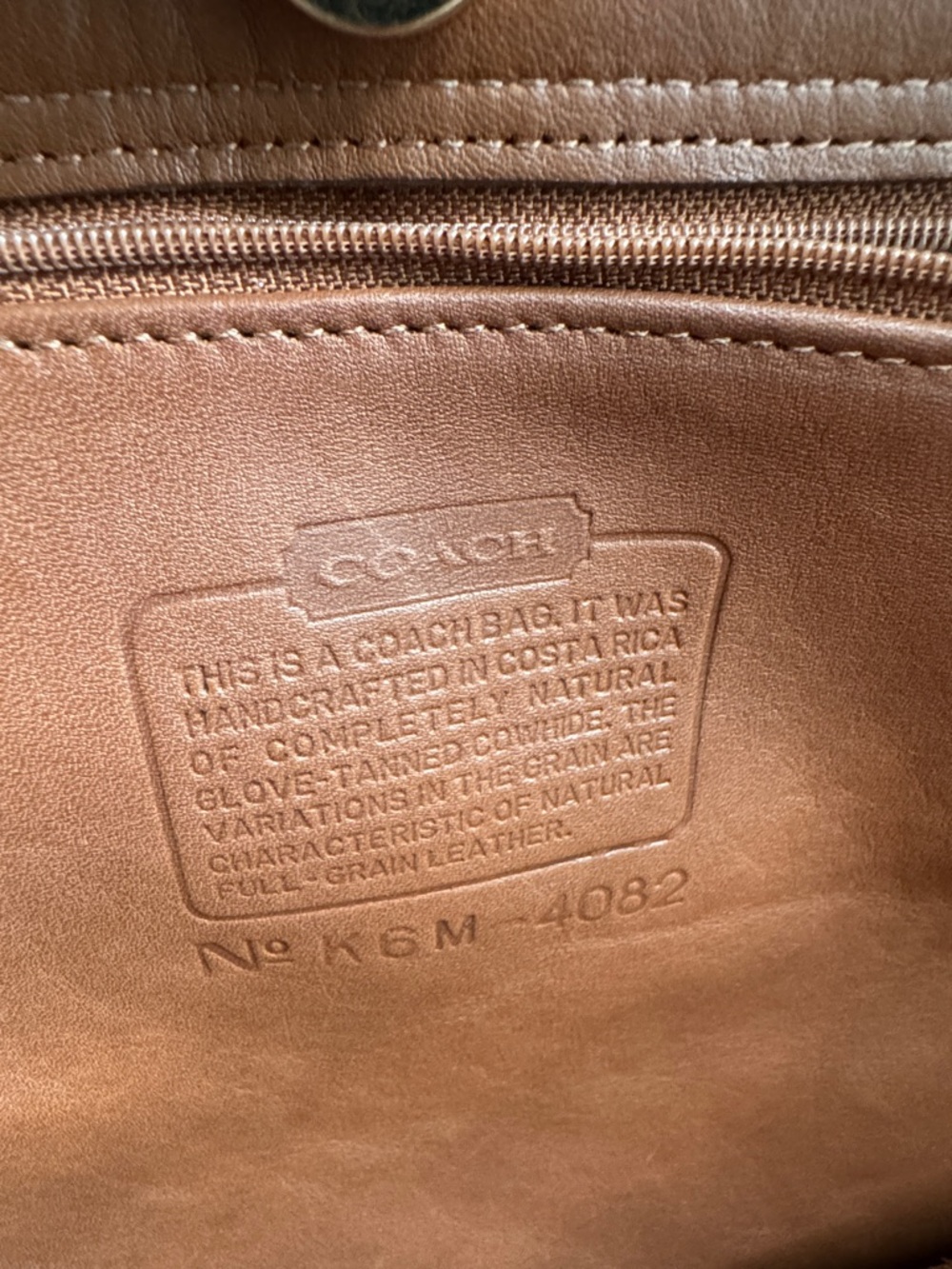 Vintage Coach Soho XL Brown Leather Tote bag Model 4082 - Picture 6 of 10